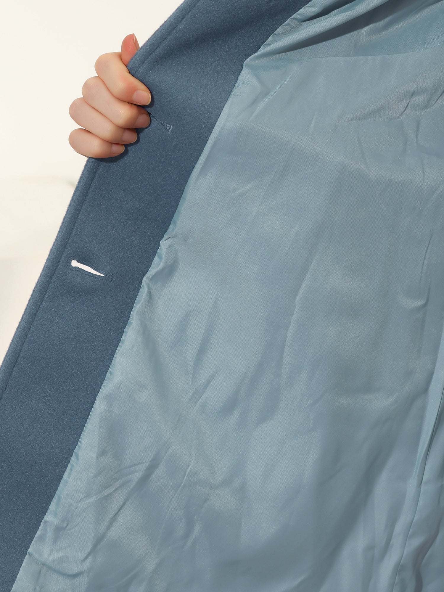 Birgitta | Dam vinterkappa med en knapp